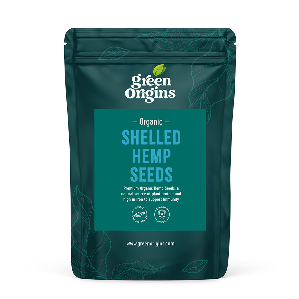 Green Origins Shelled Hemp Seeds 250g Organic