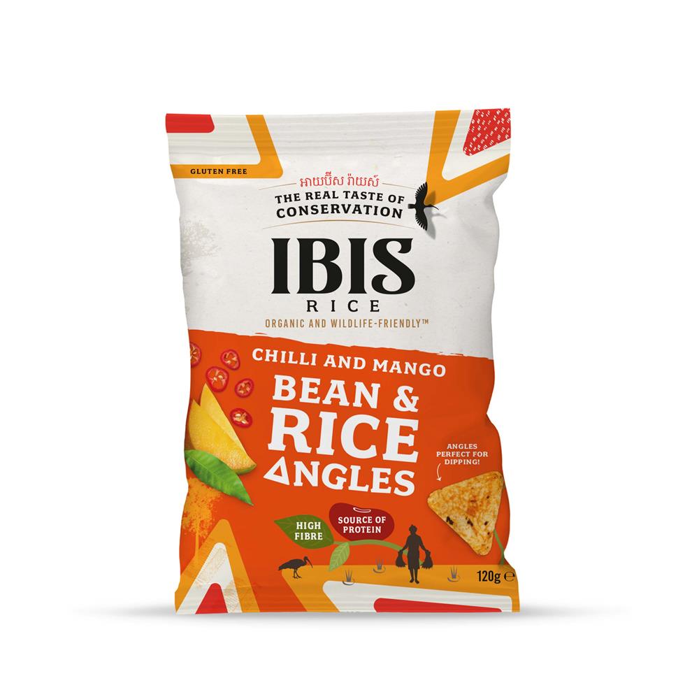 IBIS Bean & Rice Angles Chilli and Mango 120g Organic