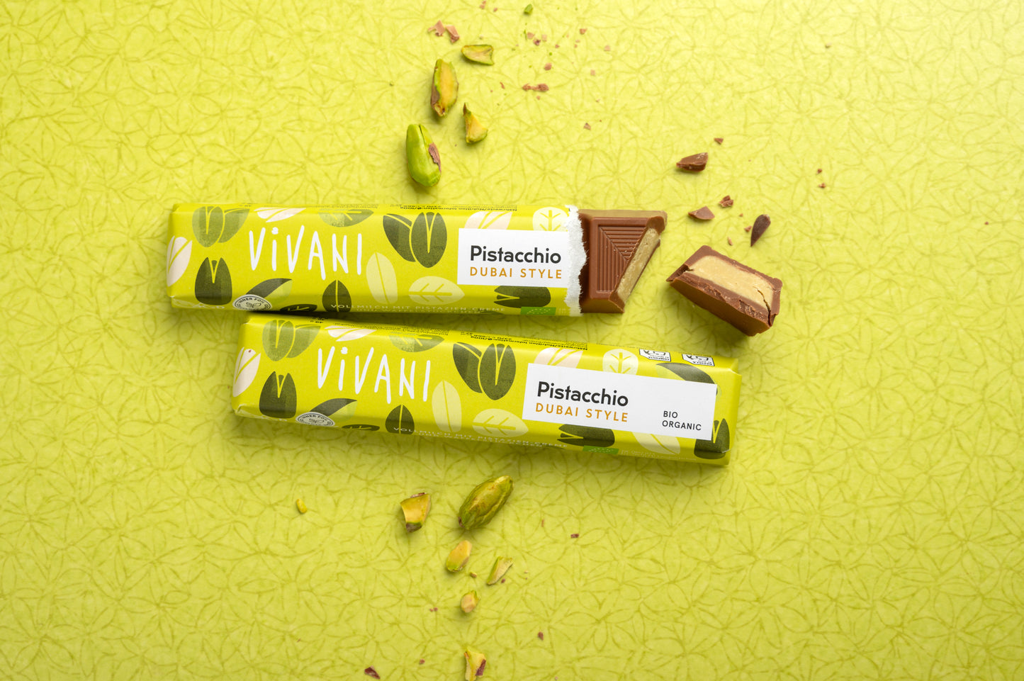 Vivani Pistacchio Chocolate Bar 40g Organic