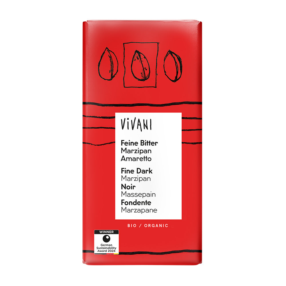 Vivani Dark with Marzipan & Amaretto 100g Organic