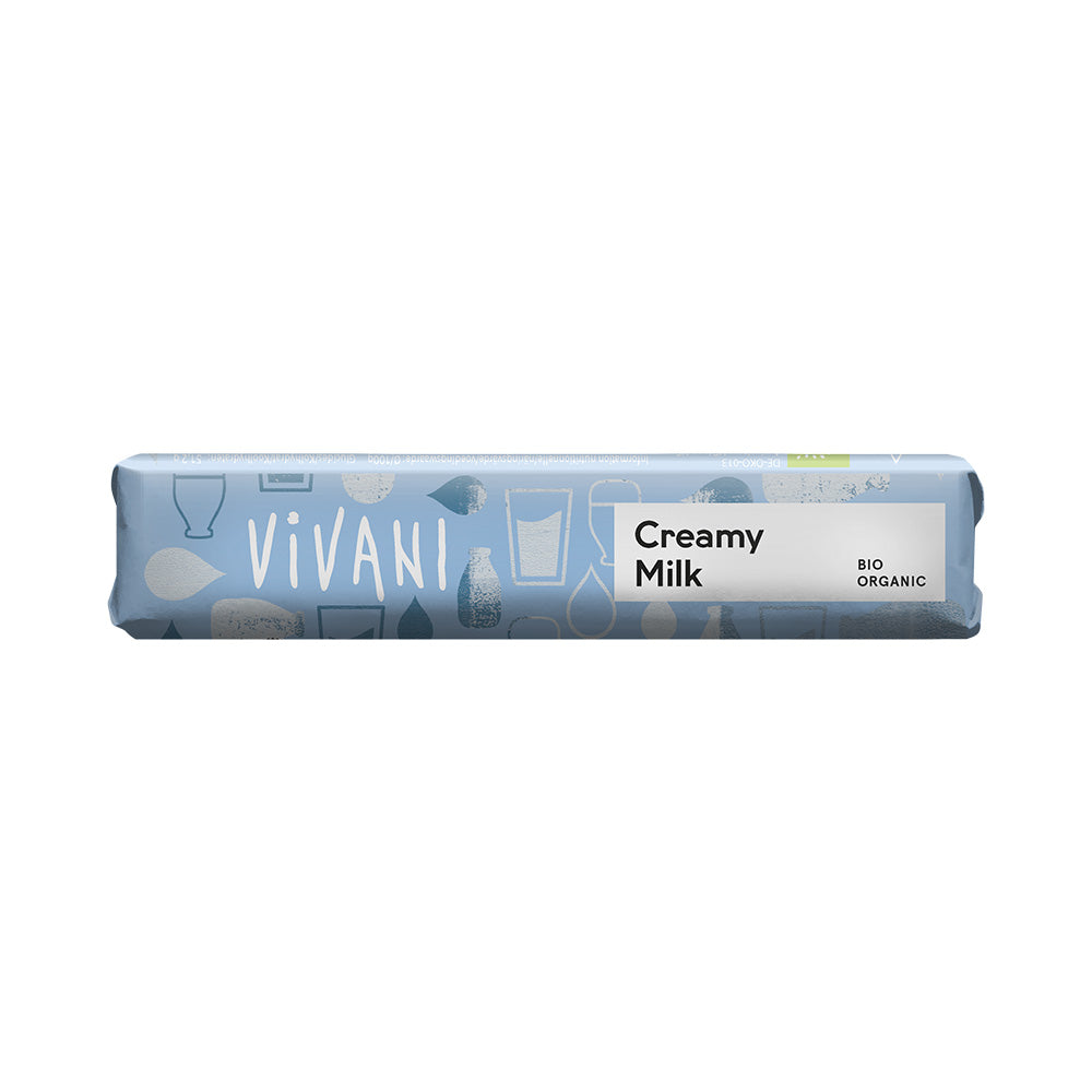 Vivani Milk Cream Chocolate Bar 40g Organic