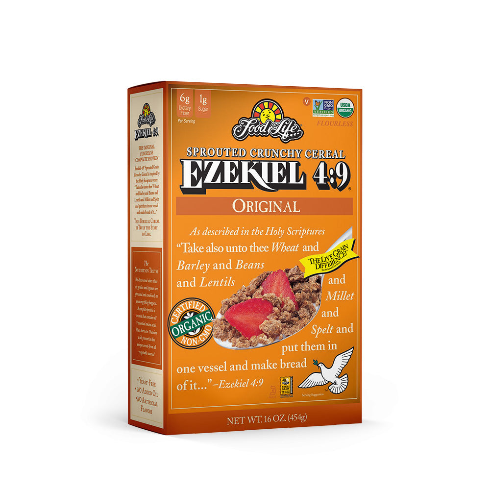 Ezekiel Sprouted Whole Grain Cereal Original 454g Organic