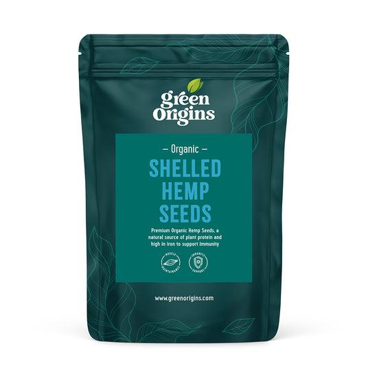 Green Origins Shelled Hemp Seeds 250g Organic