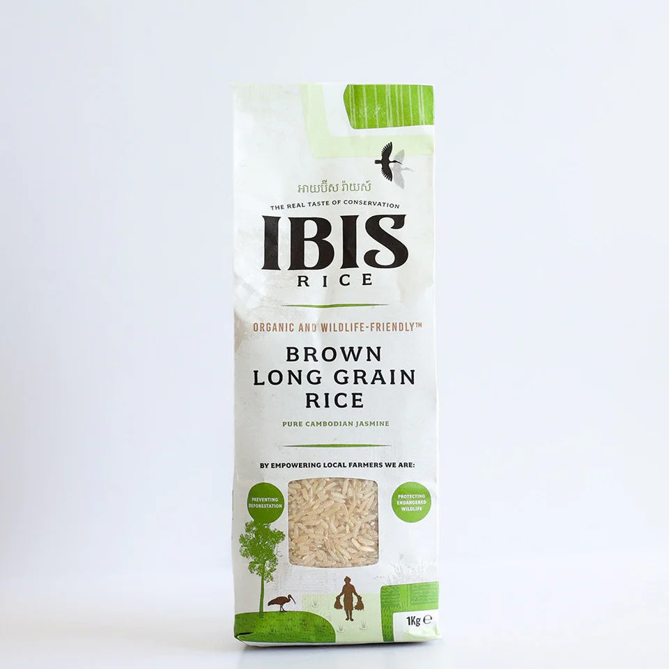 IBIS Brown Long Grain Jasmine Rice 1kg Organic