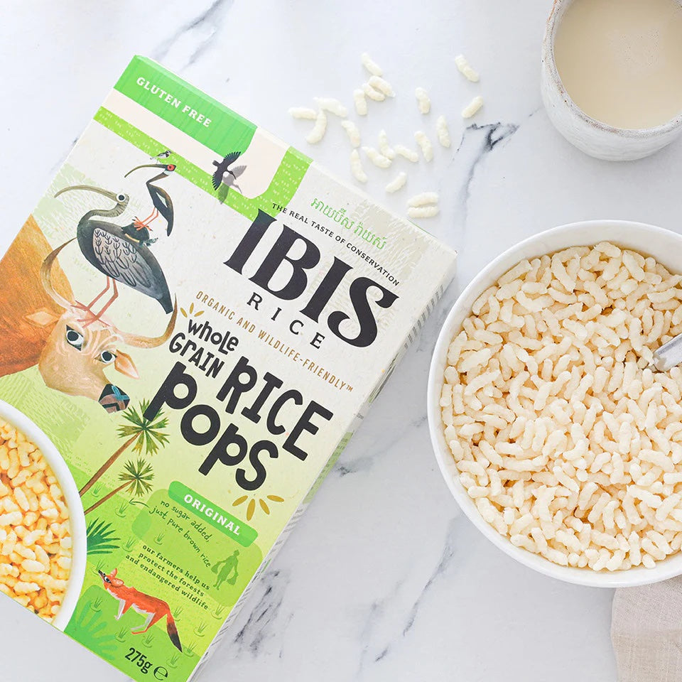 IBIS Wholegrain Rice Pops Original 275g Organic