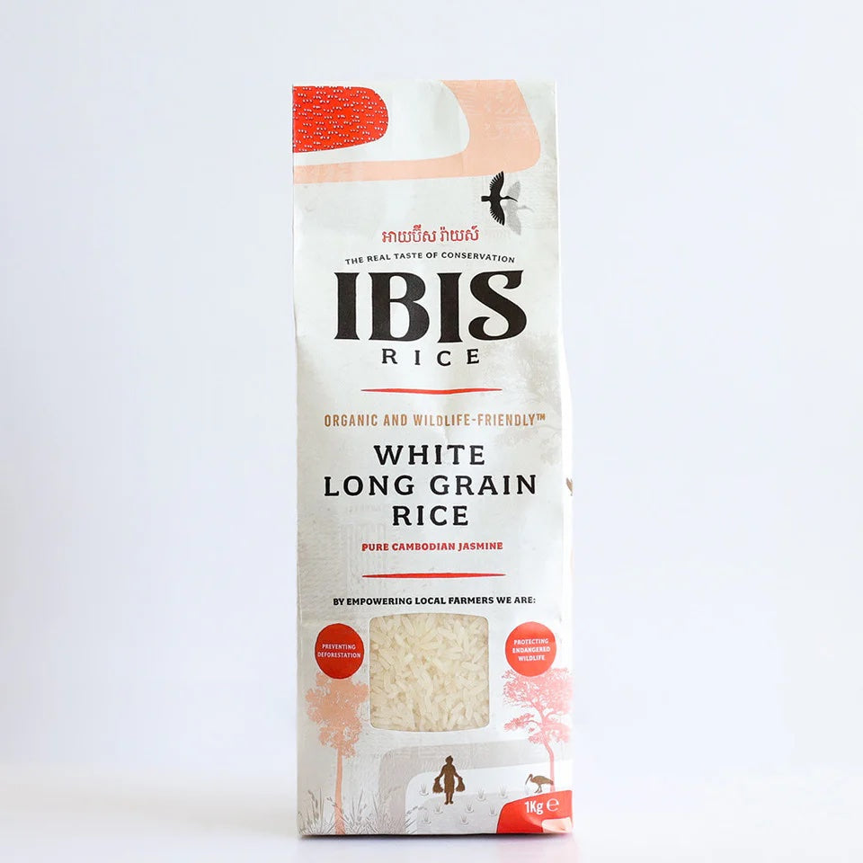 IBIS White Long Grain Jasmine Rice 1kg Organic