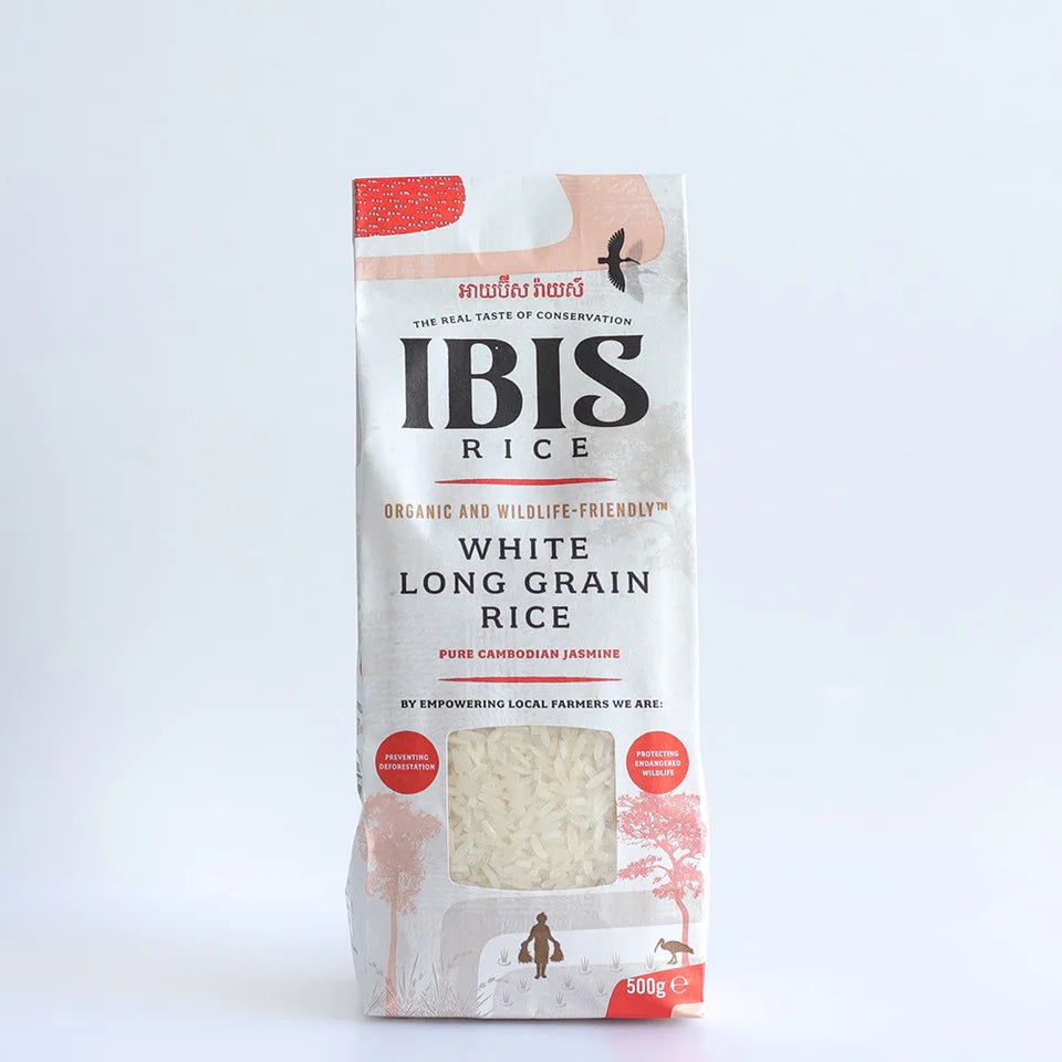 IBIS White Long Grain Jasmine Rice 500g Organic