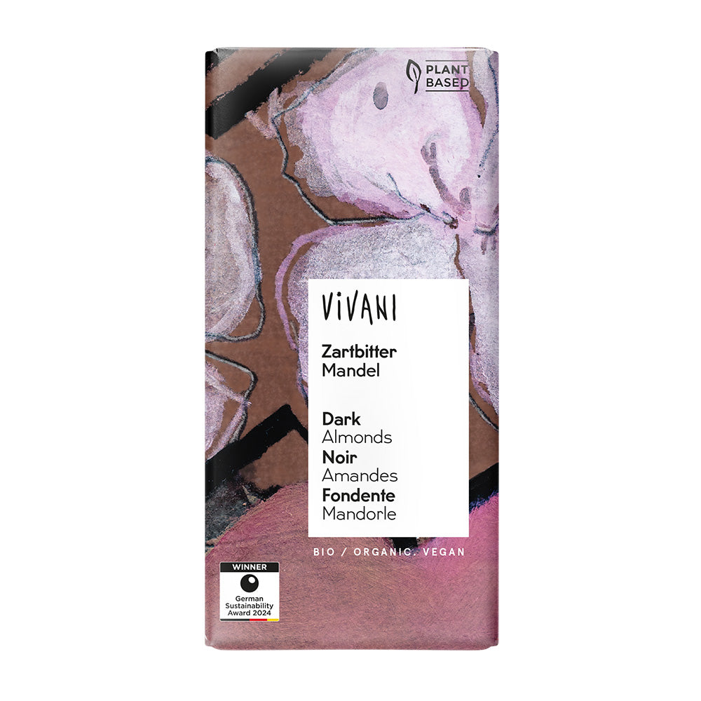 Vivani Dark with Almonds 100g Organic