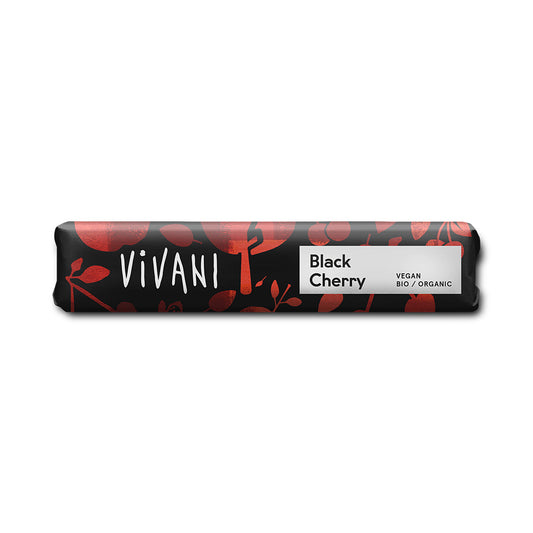 Vivani Black Cherry 35g Chocolate Bar Organic