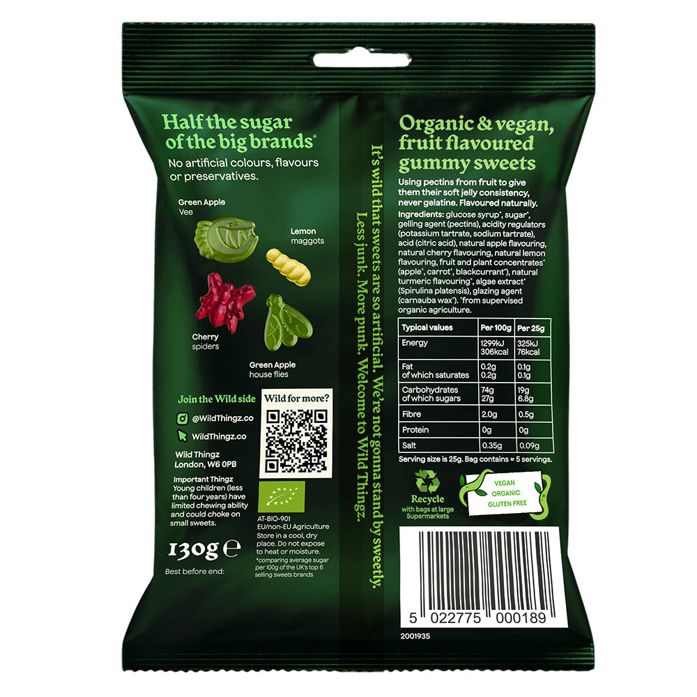 Wild Thingz Sweets Zesty Pests 130g Organic