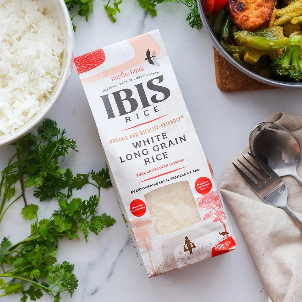 IBIS White Long Grain Jasmine Rice 500g Organic
