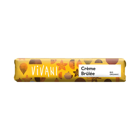 Vivani Creme  Brûlée Chocolate Bar 40g Organic